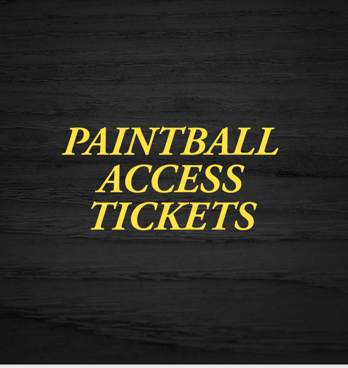 Paintball Access voucher pass (6 players)